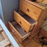 2 wooden bedside lockers Image 2