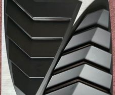 Tesla Model 3 Highland 2024+ triangle window covers