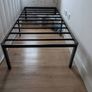 Single metal bed frame compact Image 6