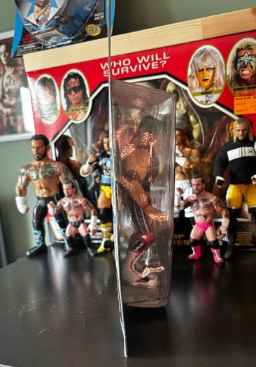 WWE WWF Jakks Warzone wrestling ring + rare BCA wrestlers