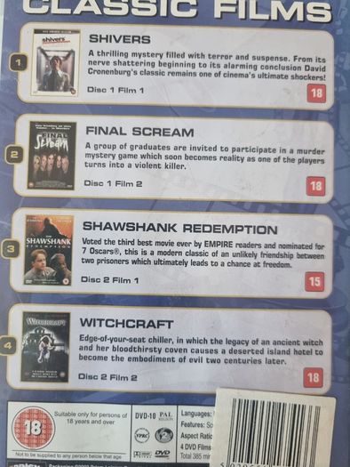 Four Movie Boxset