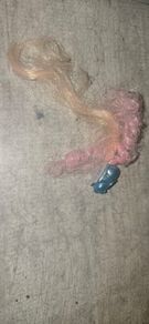 Vintage Rabbit Lady Lovely Locks Pixietails Blue Bunny Pink Hair Pixie Tail Clip
