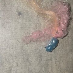 Vintage Rabbit Lady Lovely Locks Pixietails Blue Bunny Pink Hair Pixie Tail Clip