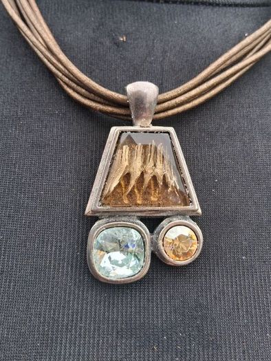 Miglio Tri Swarovski Pendant Set