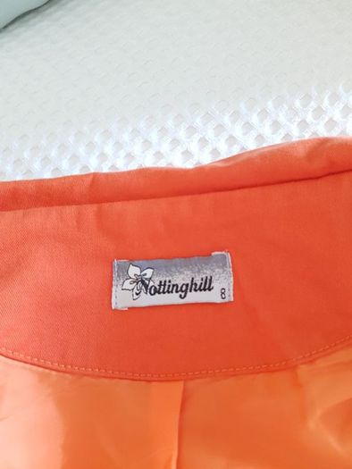 Orange Short Sleeve Jacket - Size 8