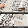 Cotton Area Rug Runner for Hallway, Throw Rugs for Bedroom, Woven Area Rug Indoor, Runner Rug for Kitchen Image 2