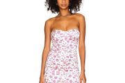 More To Come Strapless Floral Dress