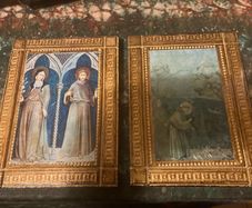 Pair plaques of Saint Francis free postage