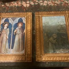 Pair plaques of Saint Francis free postage