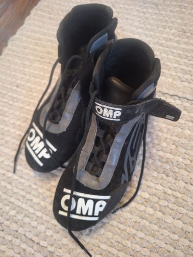 Karting suit and boots