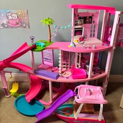 Barbie Doll House, Boat, car, Dolls and Accessories