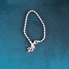 Silver 21st Bracelet