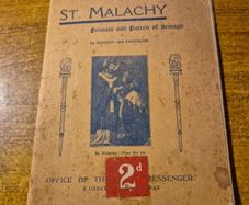 Antique, 1920. St Malachy Primate and Patron of Armagh. Irish Messenger Series