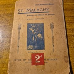 Antique, 1920. St Malachy Primate and Patron of Armagh. Irish Messenger Series