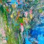 Original Abstract Painting Dublin Original Art Pondscape Riverscape Painting Image 7