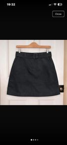 Black massimo Dutti skirt
