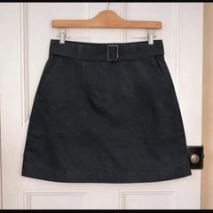 Black massimo Dutti skirt