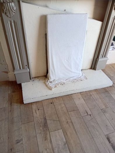 Marble fireplace