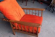 Antique Morris recliner armchair early 20th century