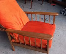Antique Morris recliner armchair early 20th century