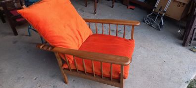Antique Morris recliner armchair early 20th century