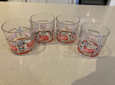 Coca Cola Italia 1990 World Cup glasses set Rare