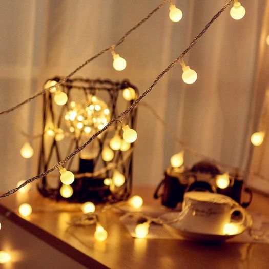 Fairy String Lights Battery Powered 49FT/15M 100Leds Indoor Outdoor String Lights LED 8 Modes Waterproof with Remote & Timer for Bedroom Christmas Wedding Garden Party Decoration - Warm White