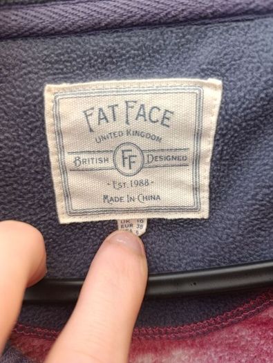 Fatface UK Womens Zip Fleece UK 8 10