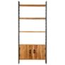 4-Tier Bookcase 80x30x180 cm Solid Acacia Wood Image 3