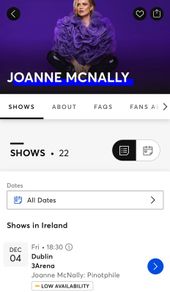 Two tickets for comedian Joanne McNally: Pinotphile
