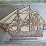 HMS Victory , Portsmouth , Vintage aluminum plate 10" x 6,5" Image 3