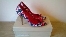 Dune Floral Heels UK Size 6/ EUR 39