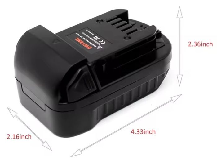 Battery Adapter Converts For Dewalt 18V Battery Convert For Dewalt 20V Battery To For Milwaukeee 18V Tool Use