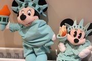 Minnie Mouse Statue of Liberty Plush Soft Toys x2