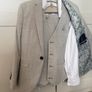 10Y (140cm) grey Kids suit 5-piece set Image 3