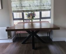 solid wood dining table