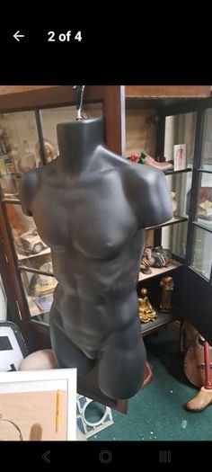 Male Hollow Back Torso Mannequin