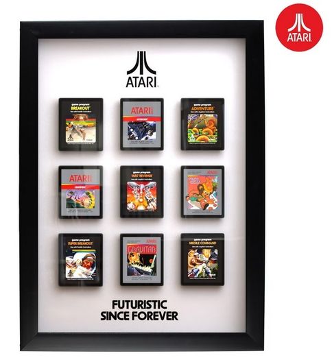 Official Atari Cartridges 3D Wall Art Frame (Brand New In Box)