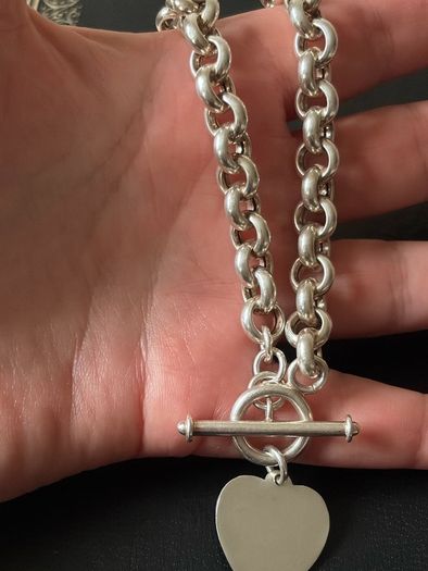 silver necklace