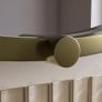 Mirror Led , touch frame led ,brushed brass 600mm nyx Image 2