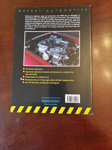 MGB: Restoration Preparation Maintenance by Jim Tyler