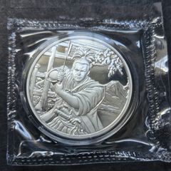2022 Fiji 1 oz .999 Silver Proof-Like Samurai Coin. Low 10k mintage!