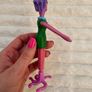 Disney Pixar Monsters Inc Celia Figure 2002 McDonalds Happy Meal Toy Used Please see photos Image 7