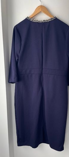 SHEIN Curve navy dress plus size