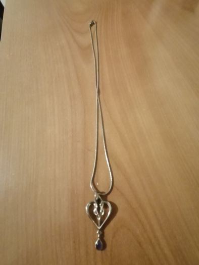 Italian silver necklace.