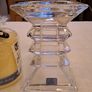 Crystal candle holder and candle NEW Image 7