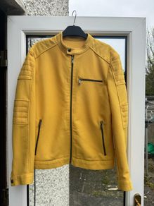 Zara Man light yellow jacket size S/M Postage included