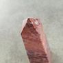 Onyx Obelisk Marble Stone Tower Point .Paperweight Pyramid Pink Gray 16 CM.Tallx4.8 4.8 cm. Image 6