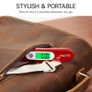 Luggage Scale Portable Digital Weight Scale for Travel Suitcase Weigher with Tare Function 110 Lb/ 50Kg Capacity Red Image 6