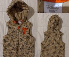 Tigger Disney Baby Gilet Hooded Jacket